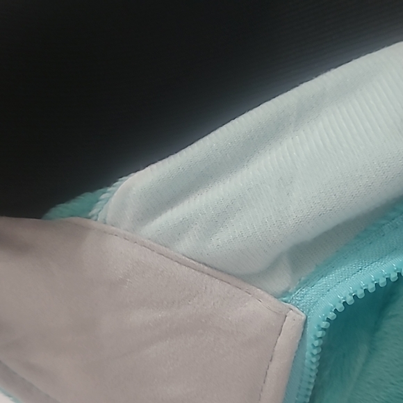 North Face Large Turquoise Fleece jacket - Picture 4 of 8